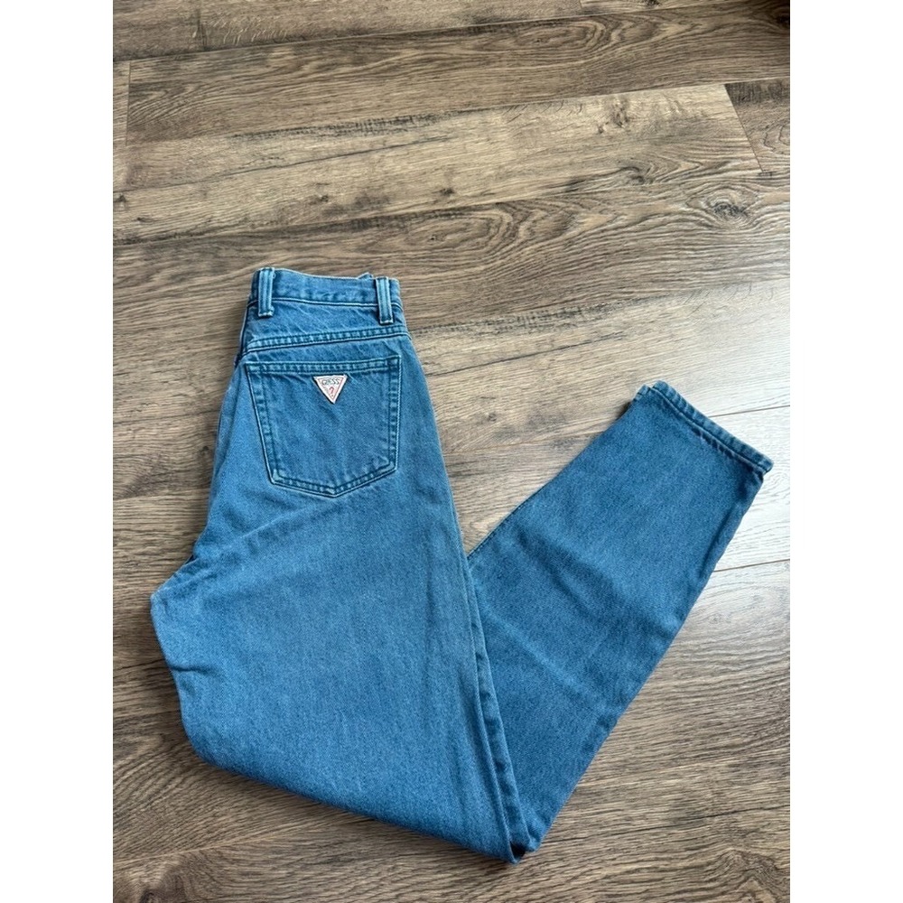 EUC Womens GUESS by Georges Marciano USA Made cotton high rise jeans VTG sz 29